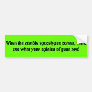 Zombiebildekal Bildekal