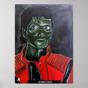 Zombiebilder av Alfred Fox Poster