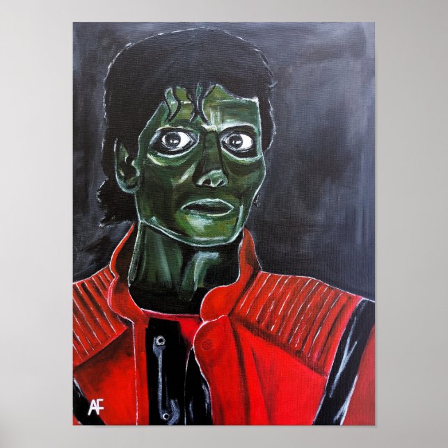 Zombiebilder av Alfred Fox Poster (Framsidan)
