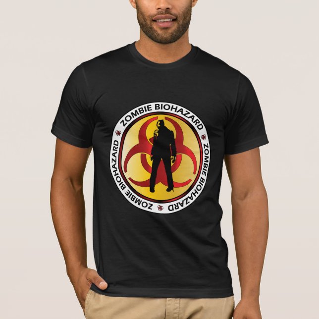 ZombieBiohazardavfalls Tee Shirt (Framsida)