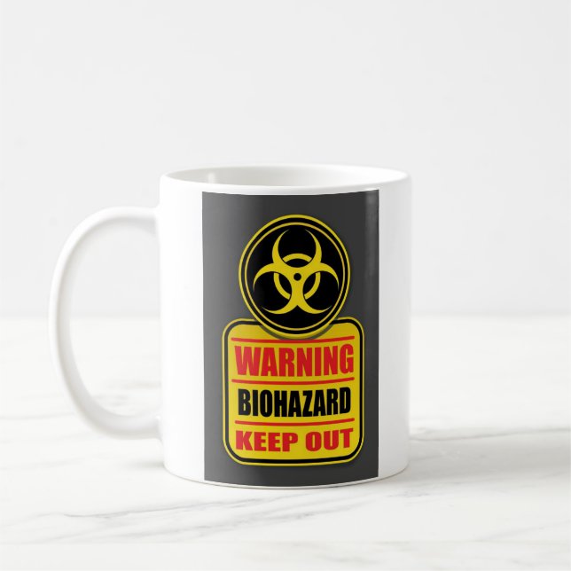 ZombieBiohazardmugg Kaffemugg (Vänster)