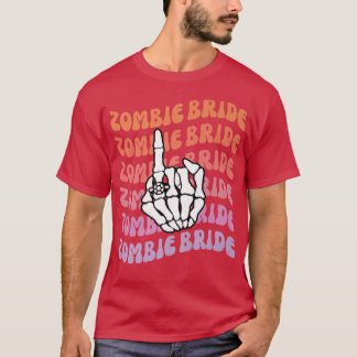 Zombiebrud Til Döden Skiljer Oss Åt Sällskapsdamer T Shirt