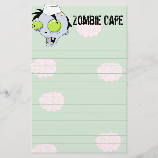 ZombieCafe Brevpapper (Framsida)