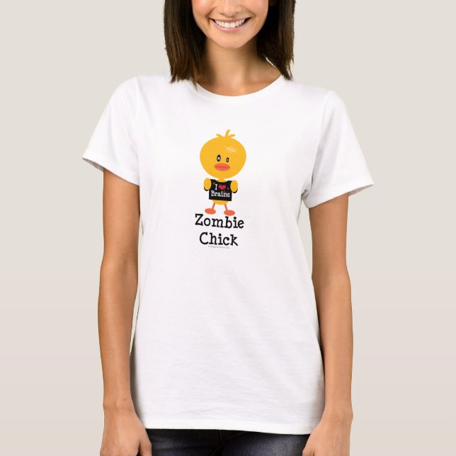 ZombiechickT-tröja Tee Shirt (Framsida)