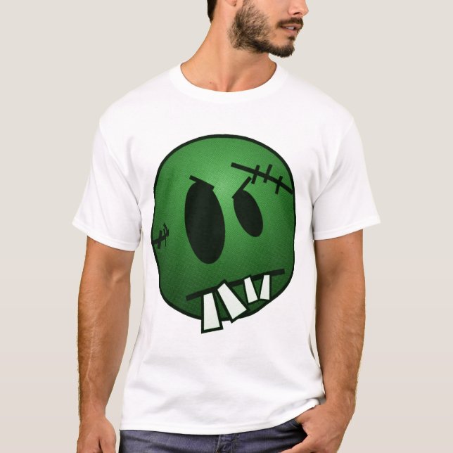 ZOMBIECON-ANSIKTE - GRÖNT TEE (Framsida)
