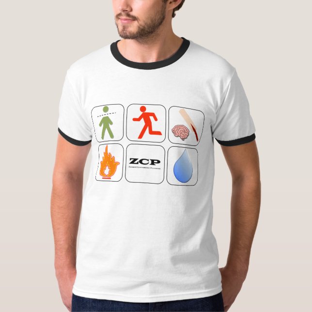 ZombieContigency planera Tee (Framsida)