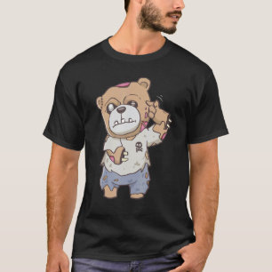 Zombiecore Aesthetic Zombie Bear Pastel Goth Creep T Shirt