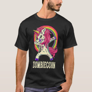 Zombiecorn Zombie Unicorn Dabbing Dance Hallowee T Shirt