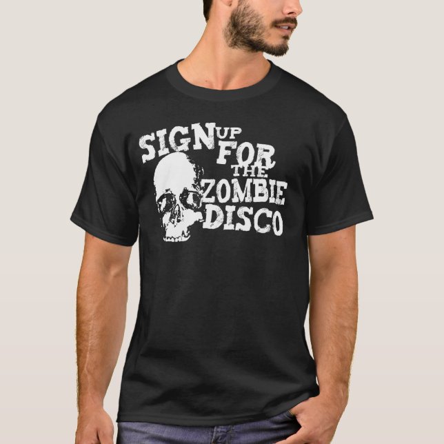 Zombiedisko Tee Shirt (Framsida)