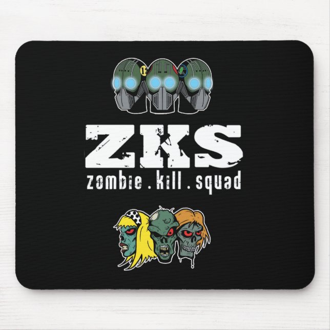 ZombiedödaSquad Mousepad Musmatta (Framsidan)