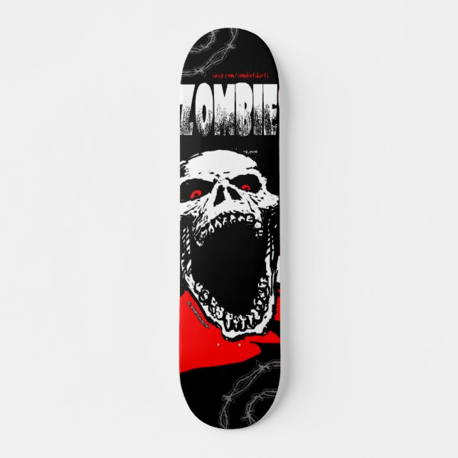 Zombiedöskalle skateboard (Framsida)