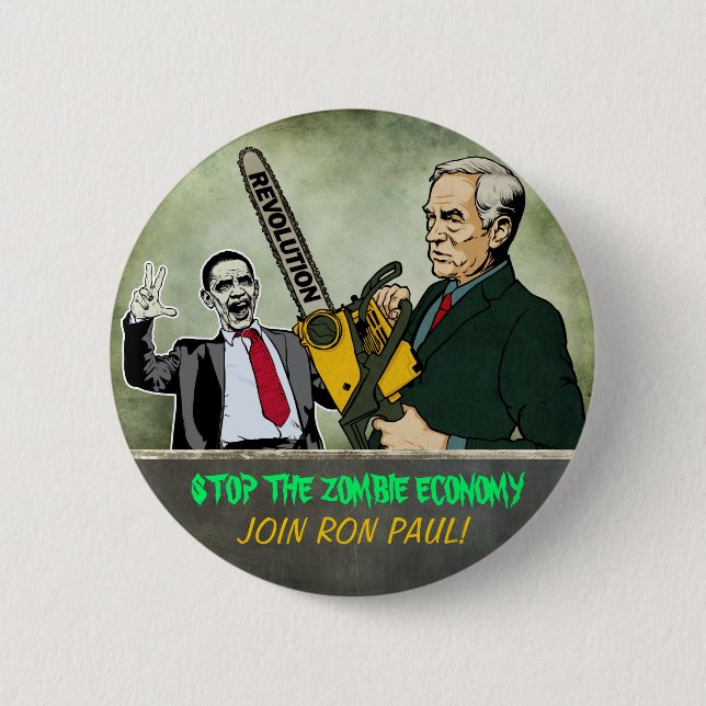 Zombieekonomi Ron Paul knäppas Knapp (Framsida)