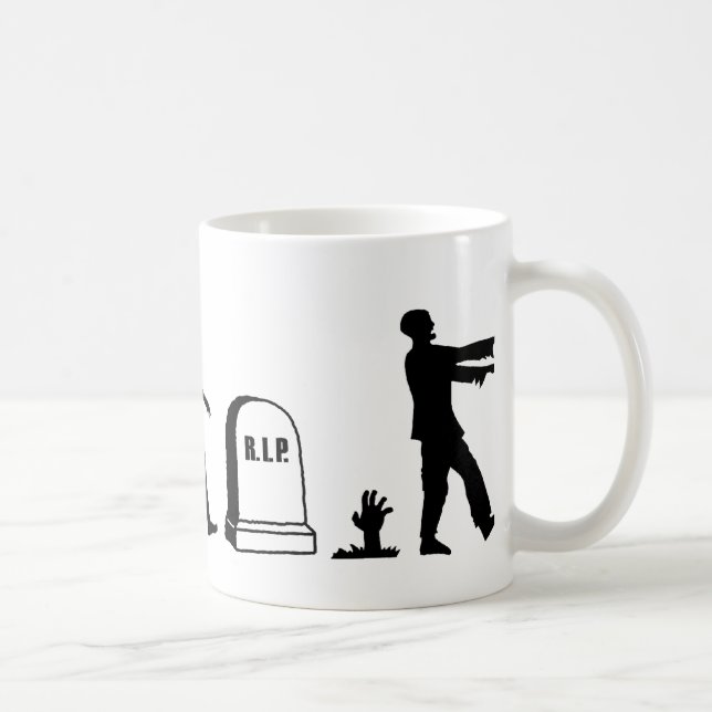 Zombieevolution Kaffemugg (Höger)
