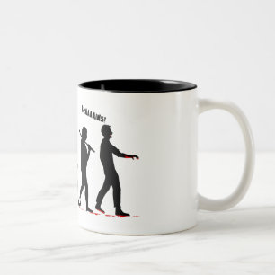 Zombieevolution Två-Tonad Mugg