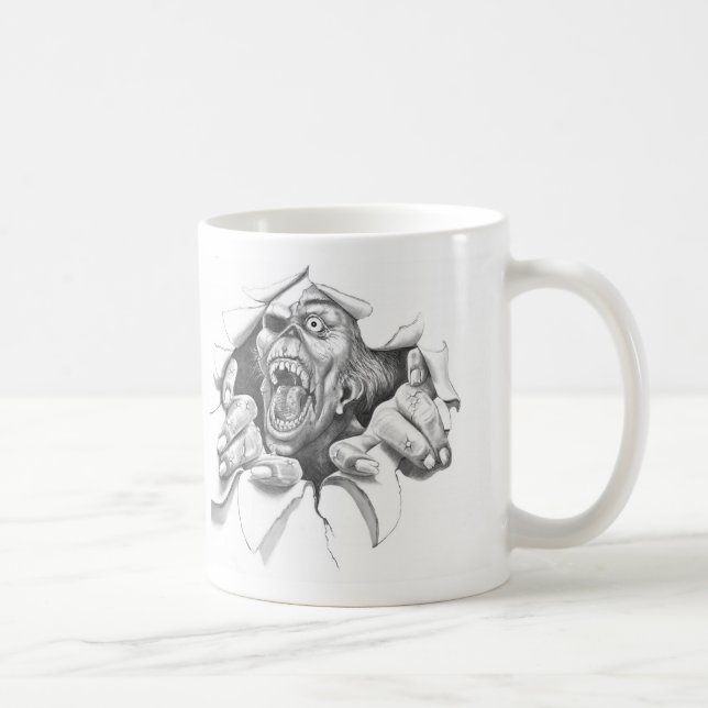 Zombieexcapemugg Kaffemugg (Höger)