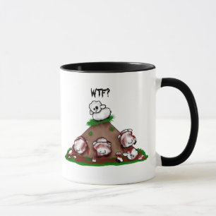 Zombiefår WTF? Mugg
