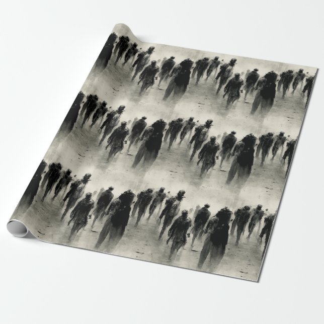 Zombiefied 2 Wrapping Papper Presentpapper (Utrullad)