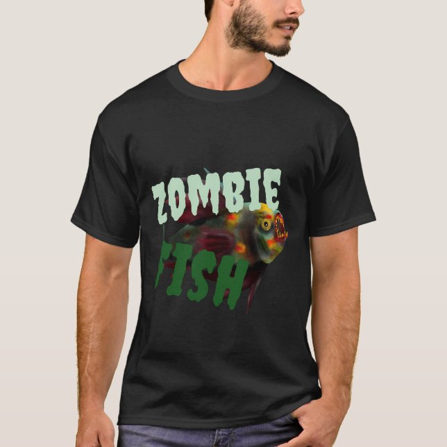 Zombiefisk T Shirt (Framsida)