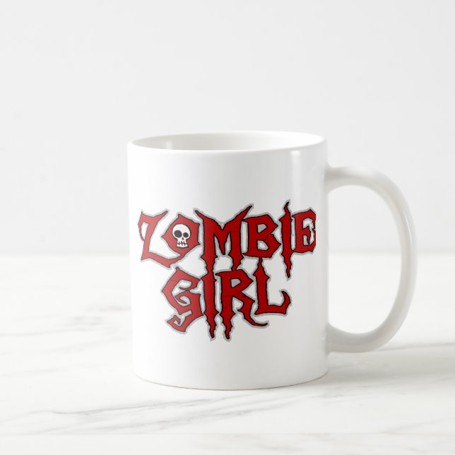 Zombieflicka Kaffemugg (Höger)