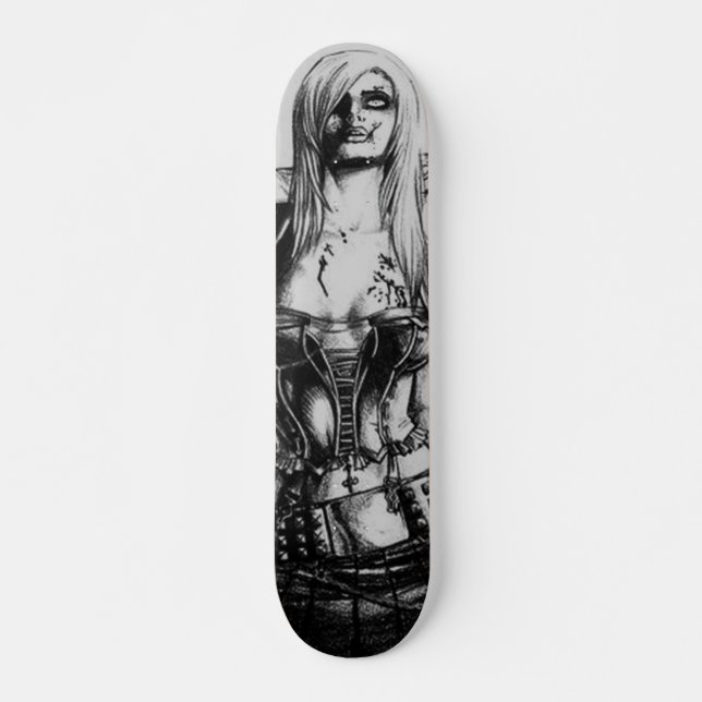 Zombieflicka Skateboard Bräda 19,5 Cm (Framsida)