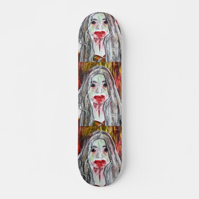ZombieflickaSkateboard Skateboard Bräda 20 Cm (Framsida)