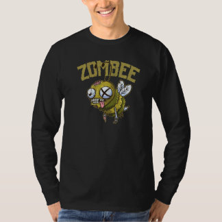 Zombieflygande av de levande döda Honey Bee Zombee T Shirt