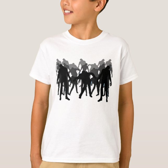 Zombiefolkmassa T-shirt (Framsida)