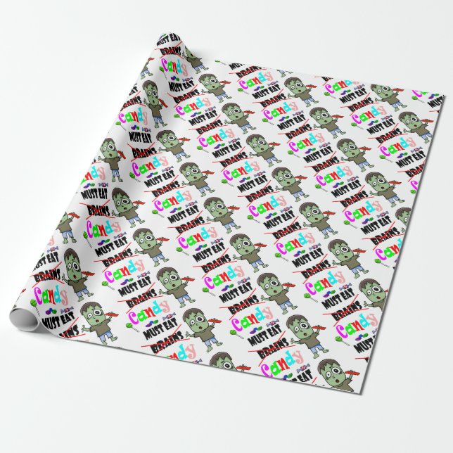 zombiegodis presentpapper (Utrullad)