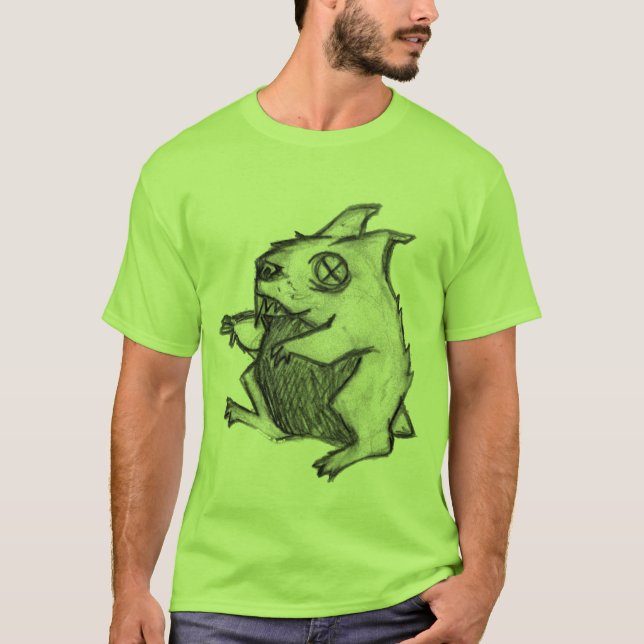 ZombieHamster T Shirt (Framsida)