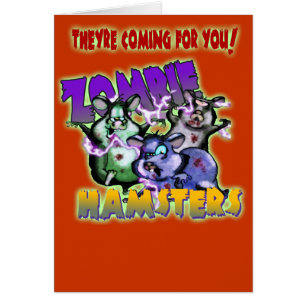 ZOMBIEHAMSTERS! HÄLSNINGSKORT