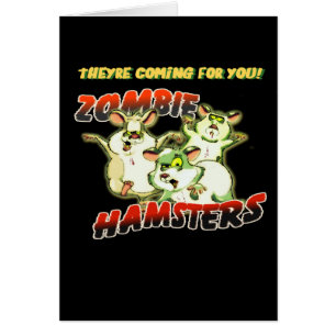 ZOMBIEHAMSTERS HÄLSNINGSKORT