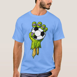Zombiehänder Fotboll Roligt Skräck Halloween C T Shirt