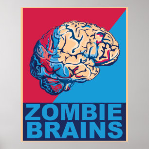 Zombiehjärna Poster