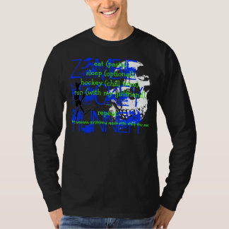 ZOMBIEHOCKEYSPRINGER… äter, sovar, lekhockey,… T Shirt