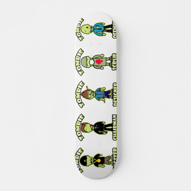 ZOMBIEHORD SKATEBOARD BRÄDA 20 CM (Framsida)