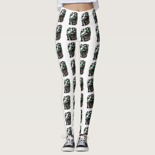 Zombiehuvud Leggings