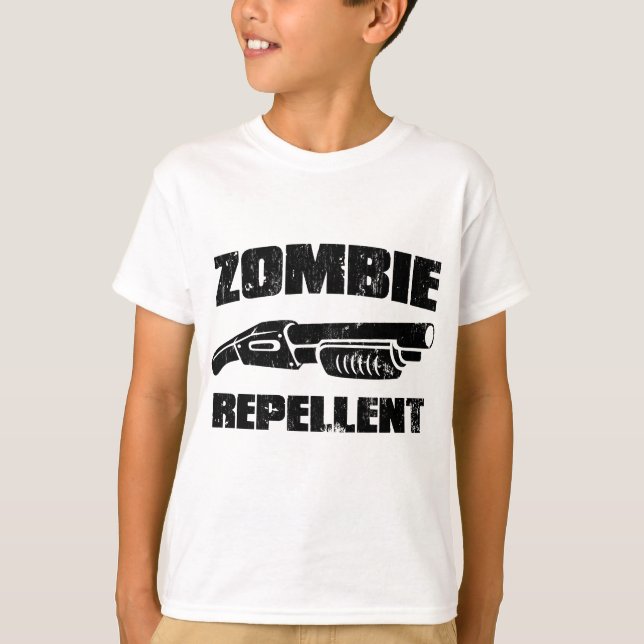 zombieimpregneringsmedel - pistolen t shirt (Framsida)