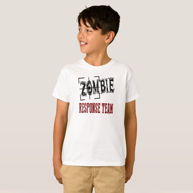 Zombieinsatsteam T Shirt (Hel framsida)