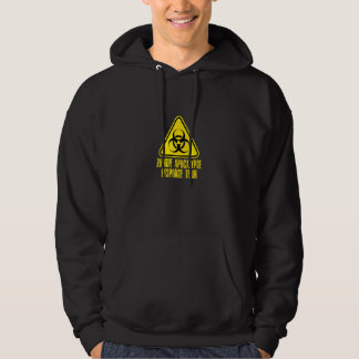 Zombieinvasion Konst Zombie Apokalyps Svarsteam Hoodie