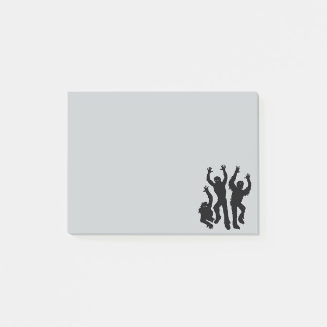 Zombieinvasion Post-it Block (Framsida)