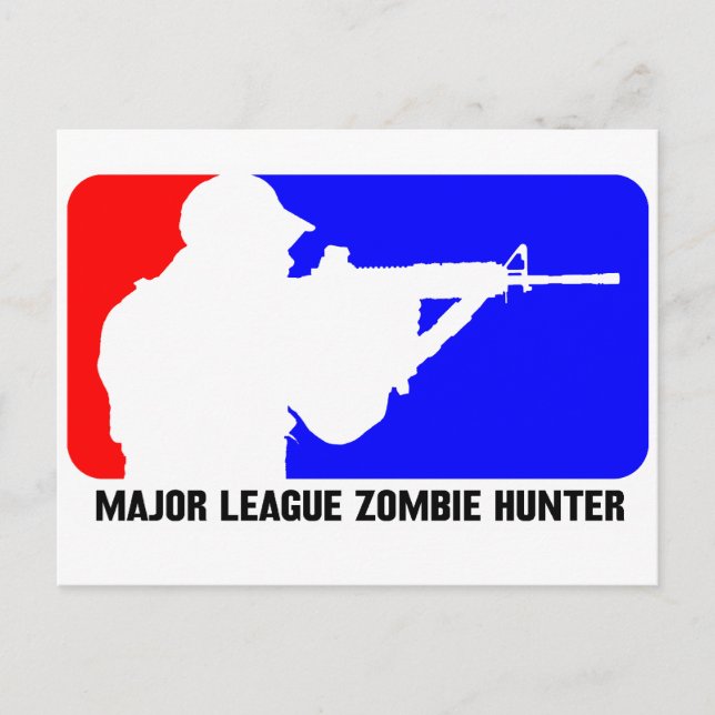 zombiejägare 3 vykort (Framsida)