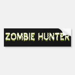 Zombiejägare Bildekal