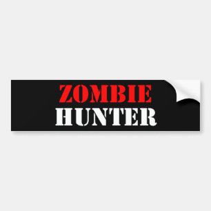 Zombiejägare Bildekal