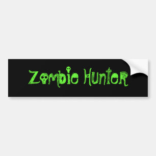 Zombiejägare Bildekal