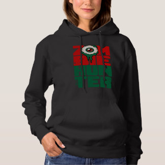Zombiejägare Halloween Söt med ett öga som jagar T Shirt