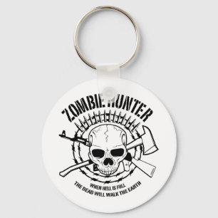 Zombiejägare Keychain Nyckelring