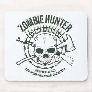Zombiejägare Mousepad Musmatta