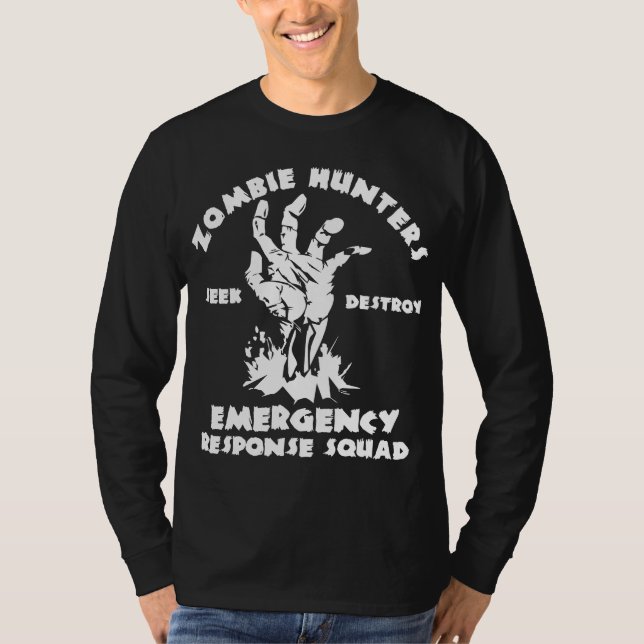 Zombiejägare T-shirt (Framsida)