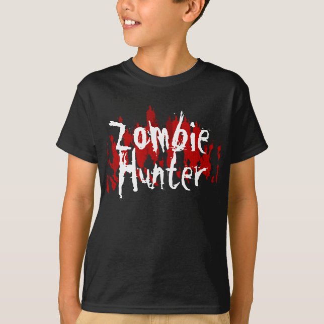 Zombiejägare Tee Shirt (Framsida)