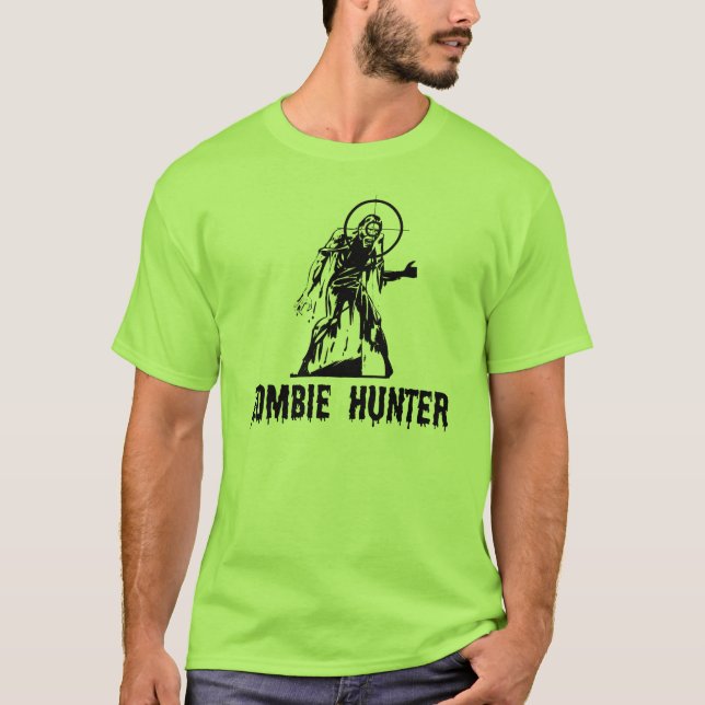 Zombiejägare Tee Shirt (Framsida)